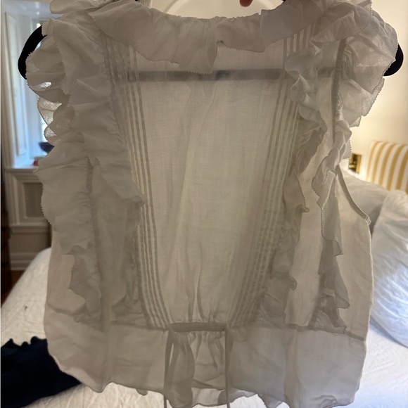 Doen Ivory Ruffle Blouse - Picture 3 of 3